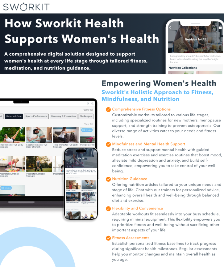 How Sworkit Supports Womens Health