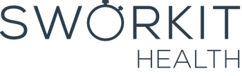 Mid Blue Sworkit Health Logo