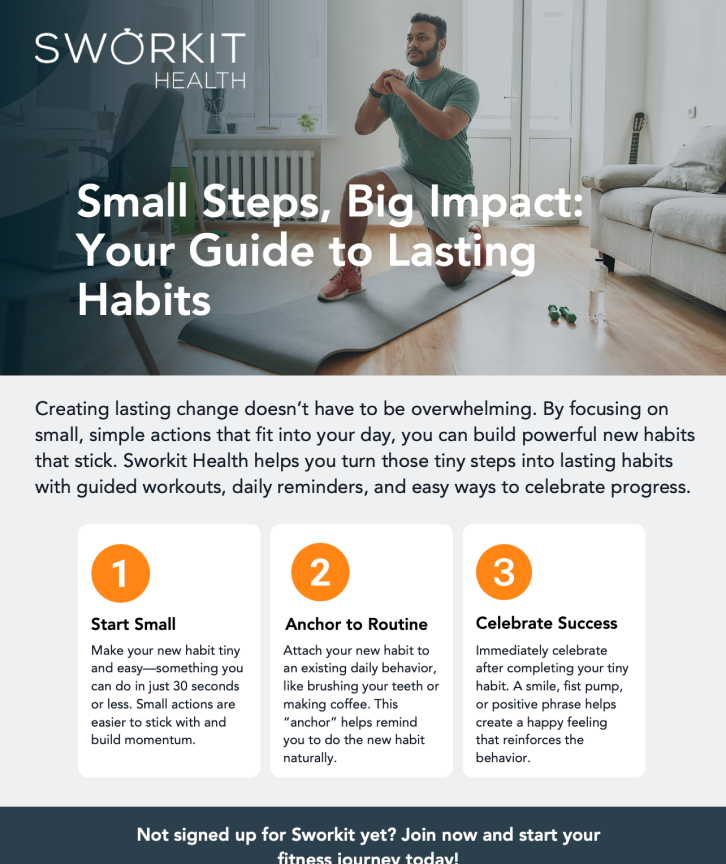 Small Steps, Big Impact